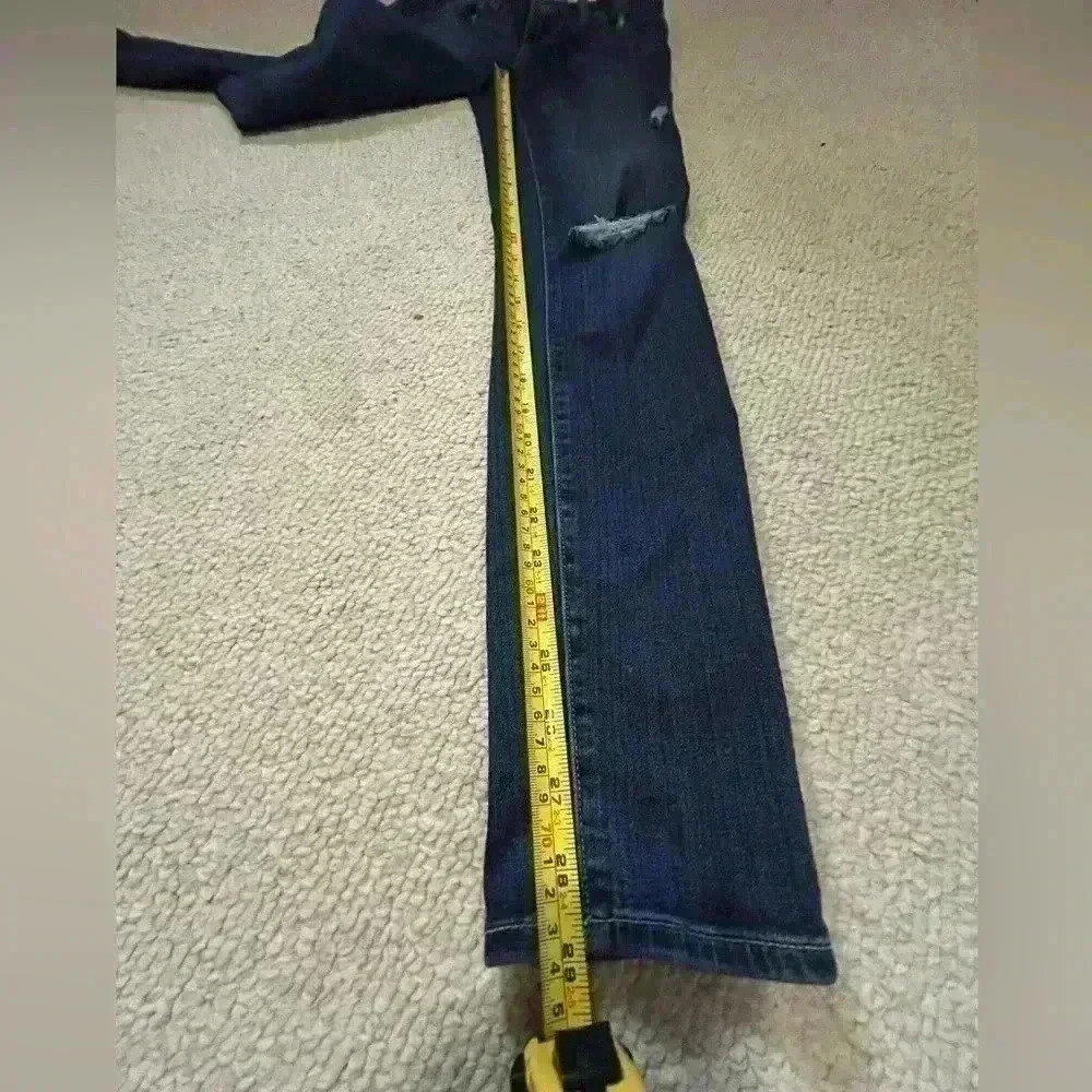 Paige Verdugo Ultra Skinny Size 28 Silas Distressed. Medium/Dark wash. - Picture 12 of 12